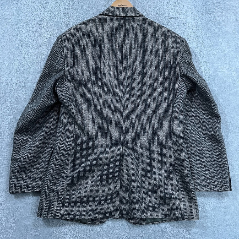 Vintage John‎ Alexander Blazer Mens 38R Wool Tweed 2 Button 90s Preppy - Picture 2 of 13